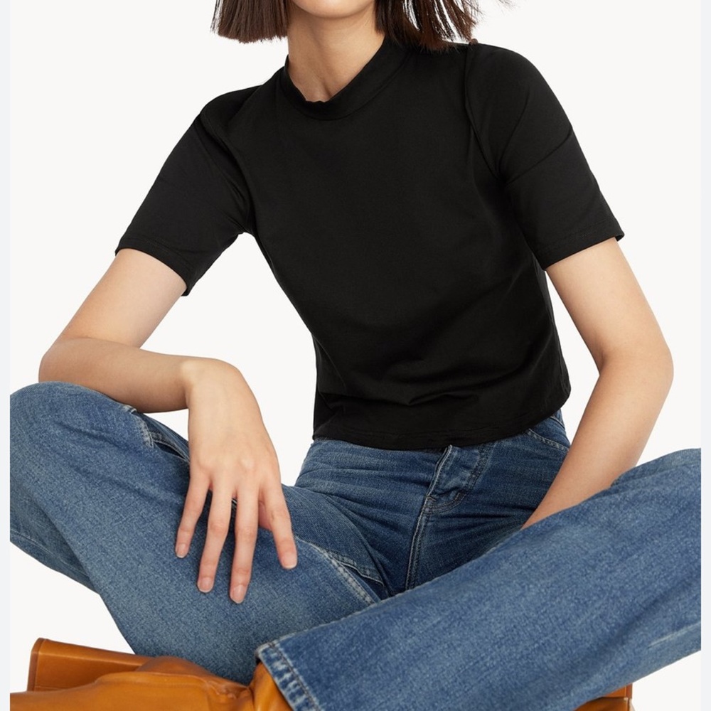 Zara Black Short Sleeve Women's Tee